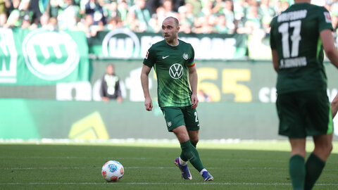 Кристиан Эриксен в форме VfL Wolfsburg